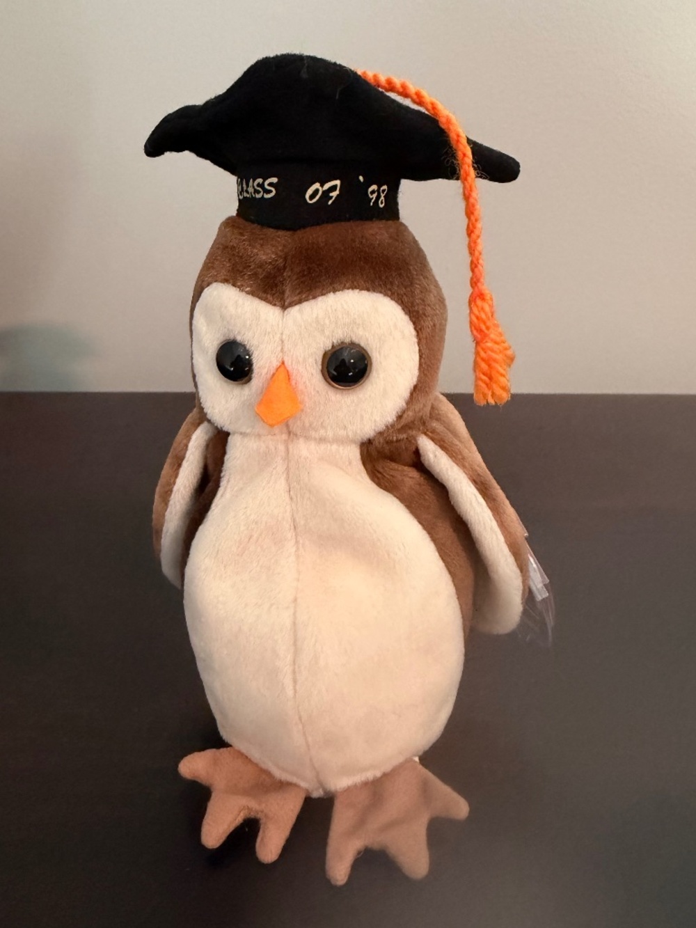 NWT Ty Beanie Baby Wise the Owl Retired Collectible Vintage Toys